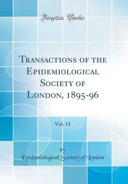 Secure Checkout Transactions of the Epidemiological Society of London, 1895-96, Vol. 15 (Classic Reprint)