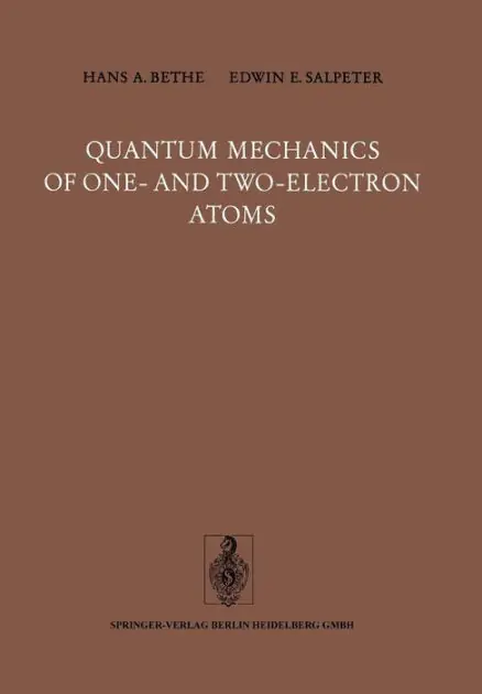 Quantum Mechanics of One- and Two-Electron Atoms New Release