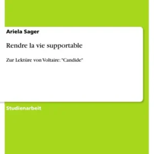 Bulk Order Rendre la vie supportable: Zur Lektüre von Voltaire: 'Candide'