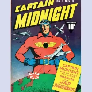 The Complete Golden Age Captain Midnight: Volume 1:Gwandanaland Comics #1646-HC: The Axis-Fighter in Action! This Book: Issues #1-4 - Hardcover Edition Fast Shipping