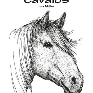 Livro para Colorir de Cavalos para Adultos 1 Same Day Shipping