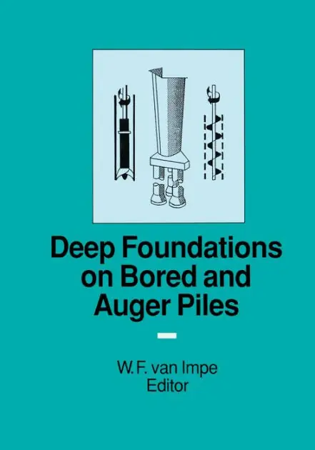 Free Shipping Deep Foundations on Bored and Auger Piles - BAP III