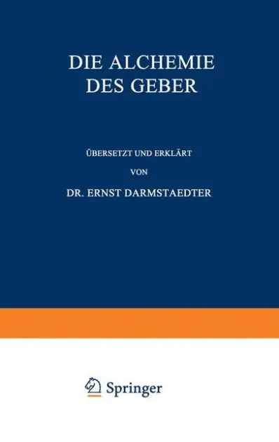 Die Alchemie des Geber Brand New