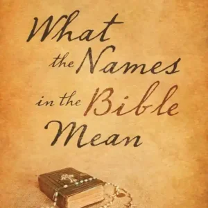 What the Names in the Bible Mean Flash Sale