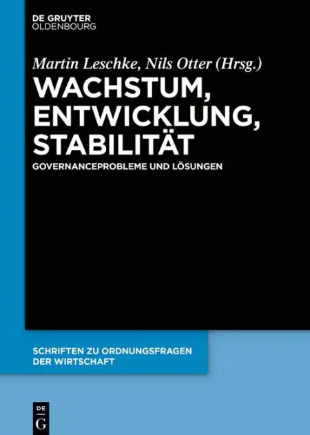 Wachstum, Entwicklung, Stabilität: Governanceprobleme und Lösungen Markdown