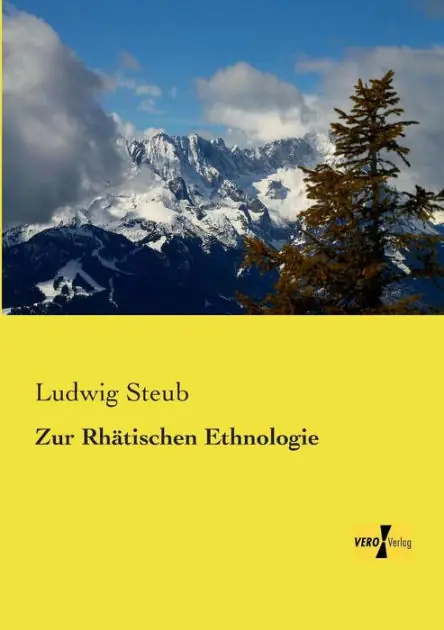 Today Only Zur Rhätischen Ethnologie