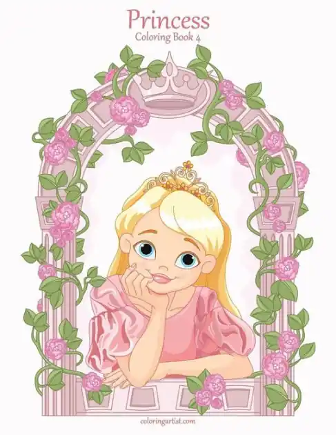 Original Princess Coloring Book 4