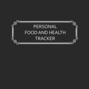 Genuine Personal Food and Health Tracker: Six-Week Food and Symptoms Diary (Black, 6x9)
