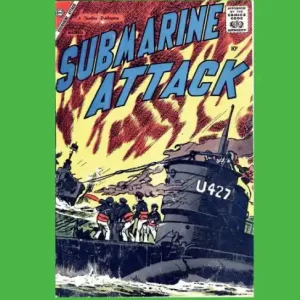 SUBMARINE ATTACK VOLUME ONE BLACK & WHITE EDITION: COLLECTING ISSUES #11-16 RETRO COMIC REPRINTS #420 Worldwide Shipping