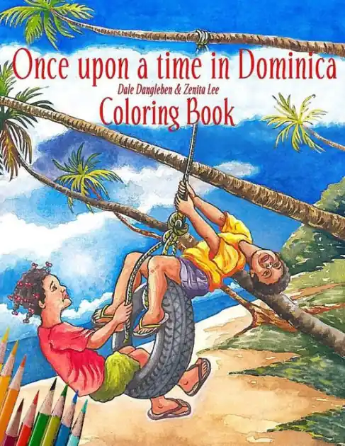 Once Upon A Time in Dominica - COLORING BOOK: Growing up in the Caribbean Handmade
