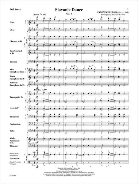 Special Offer Slavonic Dance No. 8