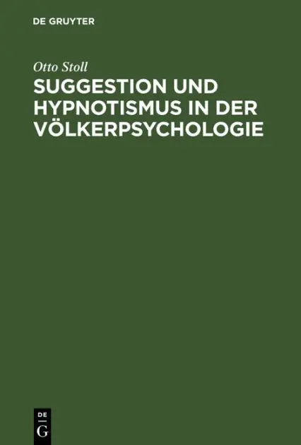 Suggestion und Hypnotismus in der Völkerpsychologie (Classic Reprint) Top Pick