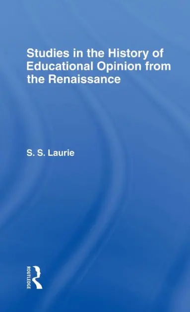 Studies in the History of Education Opinion from the Renaissance High Quality