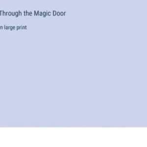 Through the Magic Door: in large print Wholesale