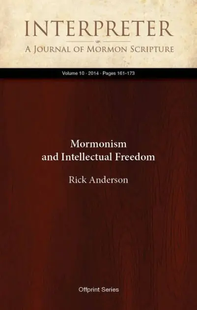 Big Sale Mormonism and Intellectual Freedom