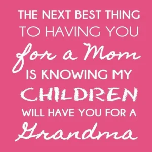 Affordable The Next Best Thing To Having You For A Mom: Is Knowing My Children WIll Have You For A Grandmother