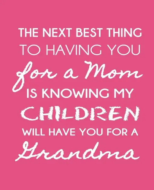 Affordable The Next Best Thing To Having You For A Mom: Is Knowing My Children WIll Have You For A Grandmother