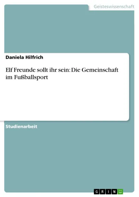 Elf Freunde sollt ihr sein: Die Gemeinschaft im Fußballsport Secure Checkout