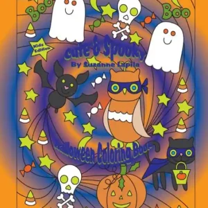 Exclusive Cute & Spooky Halloween Coloring Book - Kids Edition