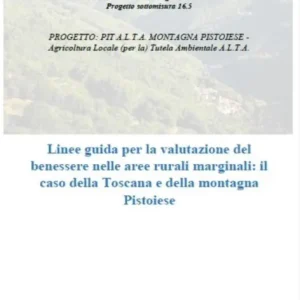 Linee guida per la valutazione del benessere nelle aree rurali marginali: il caso della Toscana e della montagna Pistoiese Factory Price