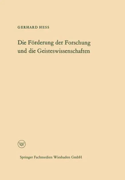 Die Förderung der Forschung und die Geisteswissenschaften Last Chance