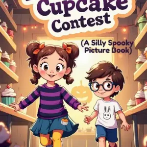 Money Back Guarantee The Haunted Cupcake Contest: A Silly Spooky Picture Book Read-Aloud Storybook with Coloring & Fun Games - Poems, Silly Questions, Jokes & more