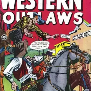 Place Order Western Outlaws Number 19 Western Comic Book