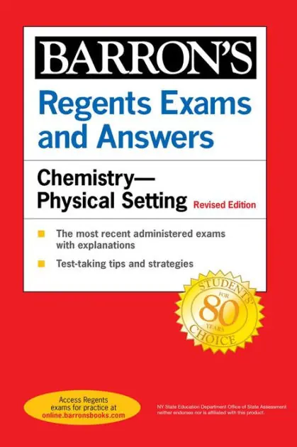 Direct From Factory Regents Exams and Answers: Chemistry--Physical Setting Revised Edition