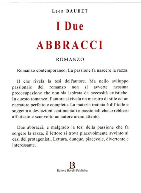 I due Abbracci While Supplies Last